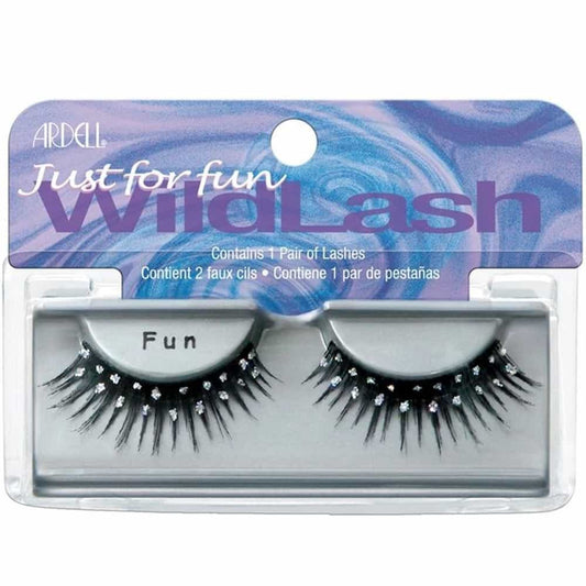 White Smoke Ardell Runway Thick Lashes - Fun 2 Rows Glitter Dots