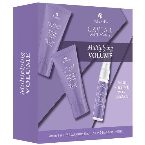 Light Slate Gray Alterna Caviar Volume Mini 3pk