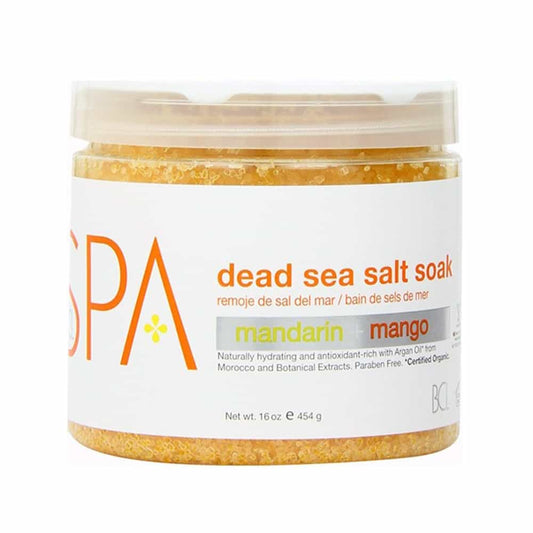 Seashell BCL SPA Dead Sea Salt Soak 16 oz - Mandarin+Mango 52101