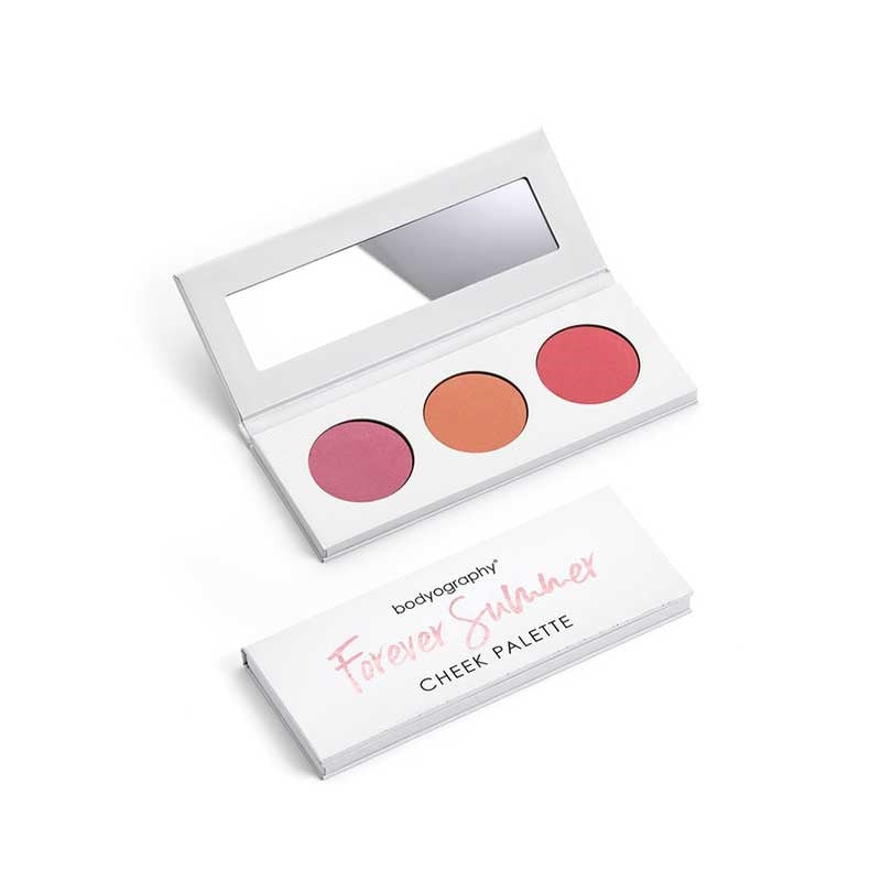 White Smoke Bodyography  Forever Summer Cheek Palette  Powder Blush