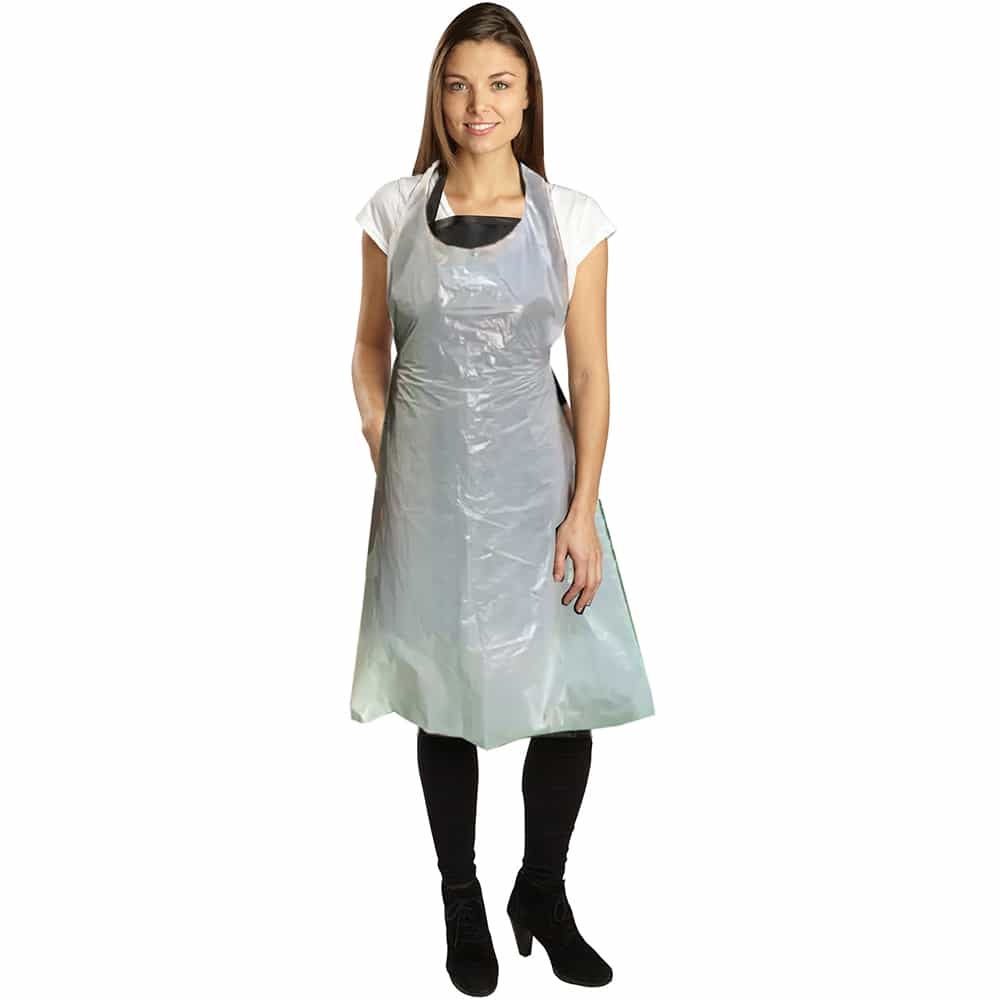 White Smoke Dannyco Disposable Aprons 50pcs BESPEAPRON1C