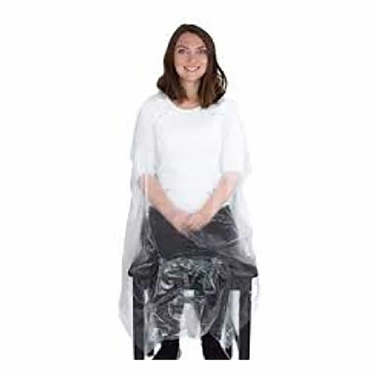 White Smoke Dannyco Disposable Capes 50pcs BESPECAPE1C