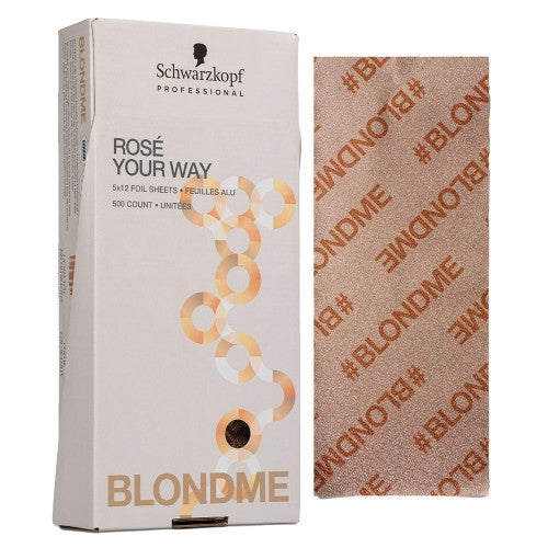 Light Gray BLONDME x Framar Rosé Your Way 5x12" Foil 500ct