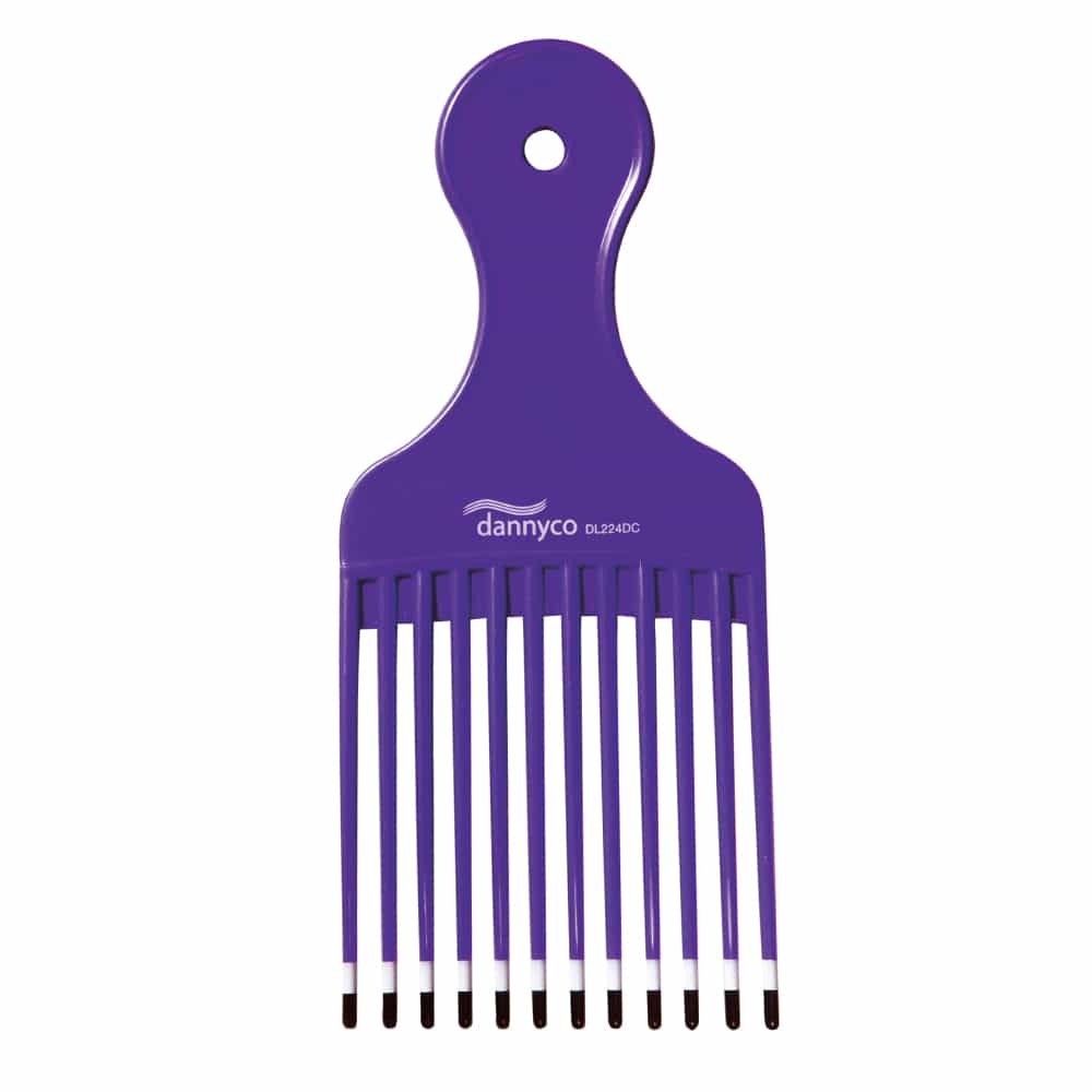 White Smoke Dannyco Ultra Smooth Large Lift Comb Purple DL224DC/00253
