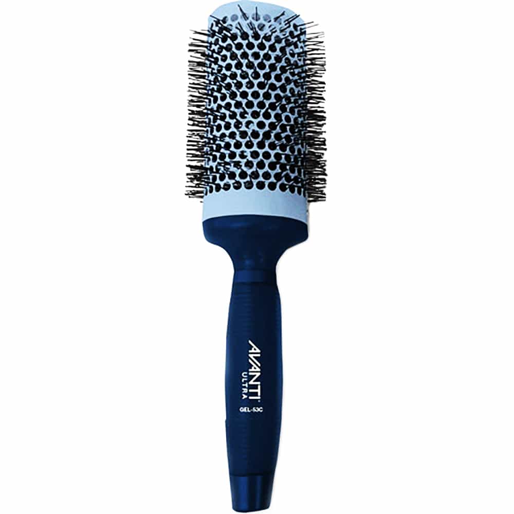 White Smoke Avanti Ceramic Thermal Brush W/Silicone Gel Handle 53mm02190
