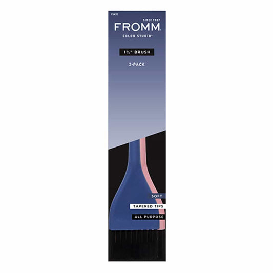 Black Fromm Color Studio 1 3/4" Soft Color Brush 2PK F9403 / 12418