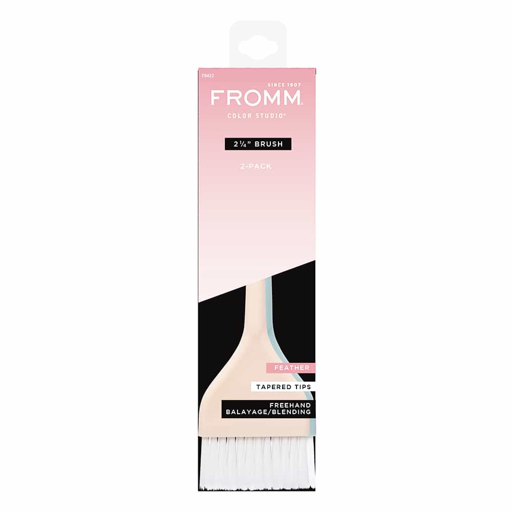 Misty Rose Fromm Color Studio 2 1/4" Feather Brush 2PK F9422 / 12424