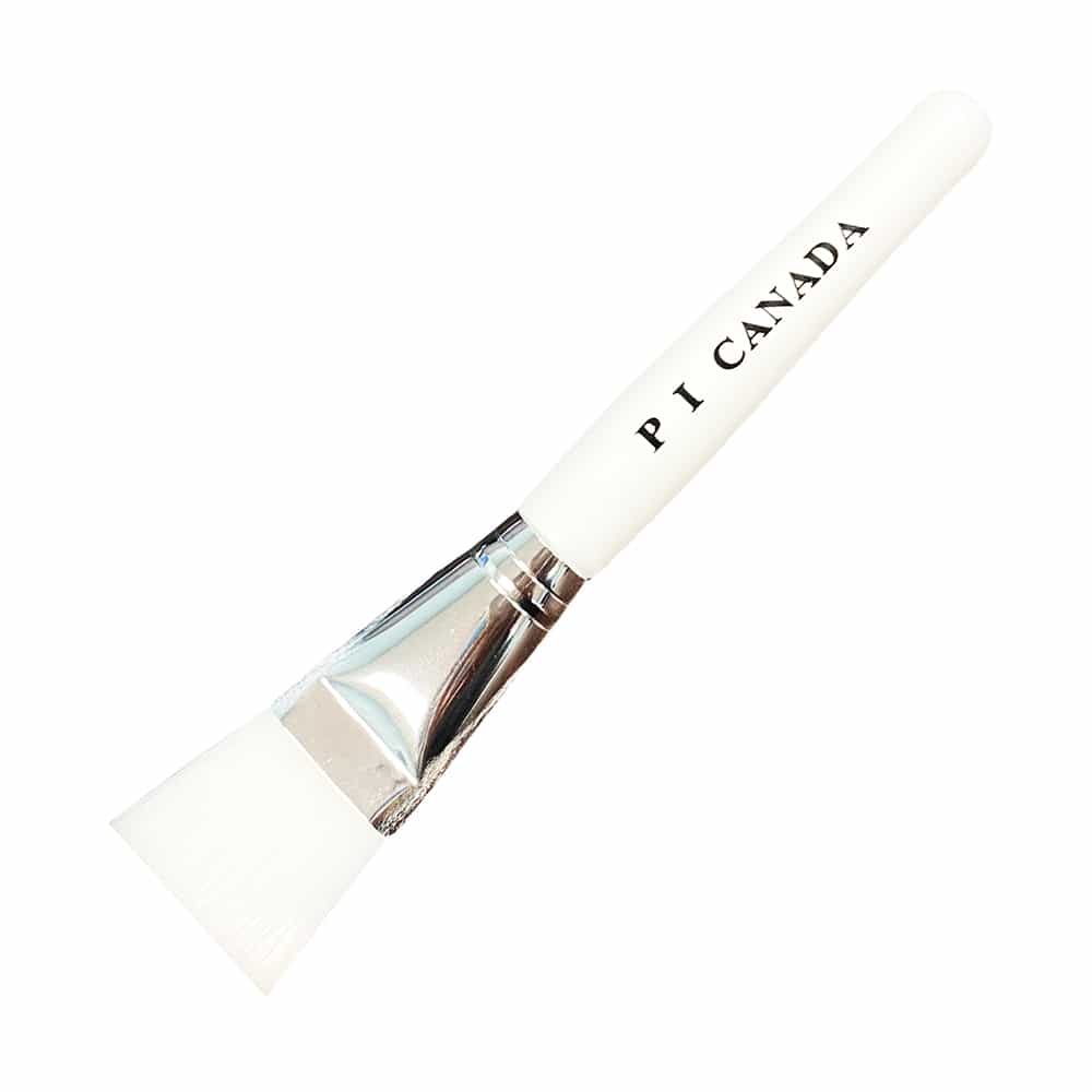 White Smoke P I Canada Flat Mask Brush White Large - Wooden Handle 26076