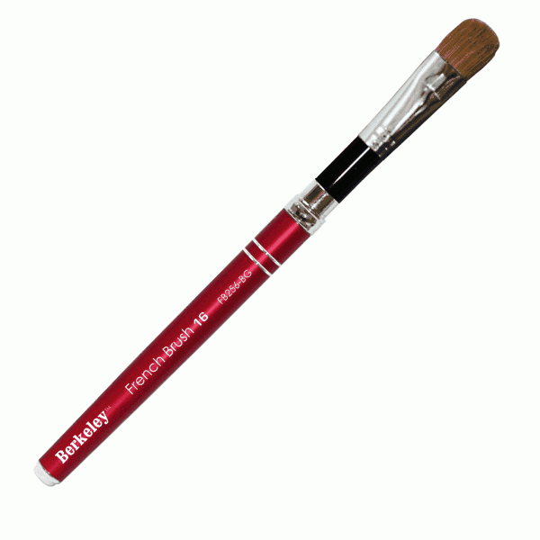 White Smoke Berkeley French Brush 16 - Burgundy - FB256-BG