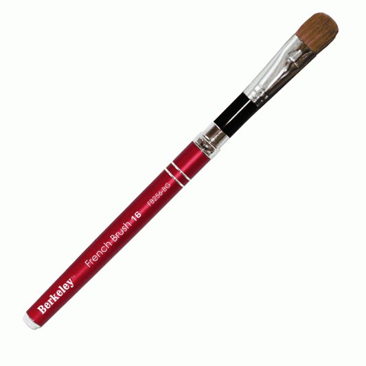 White Smoke Berkeley French Brush 16 - Burgundy - FB256-BG