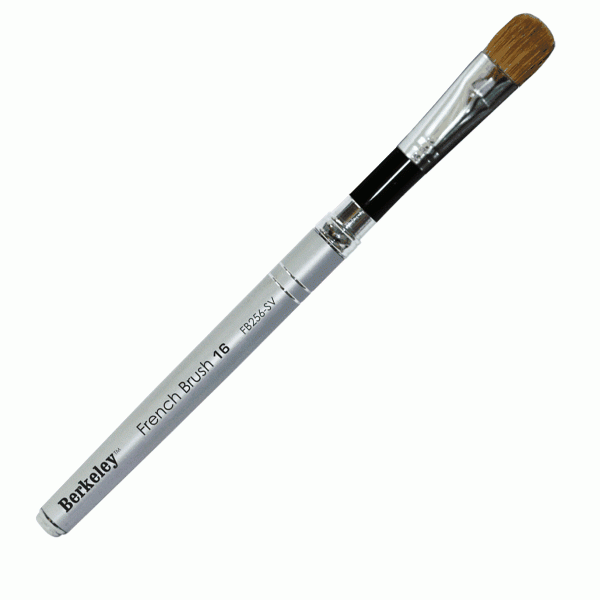 White Smoke Berkeley French Brush 16 - Silver FB25416SV