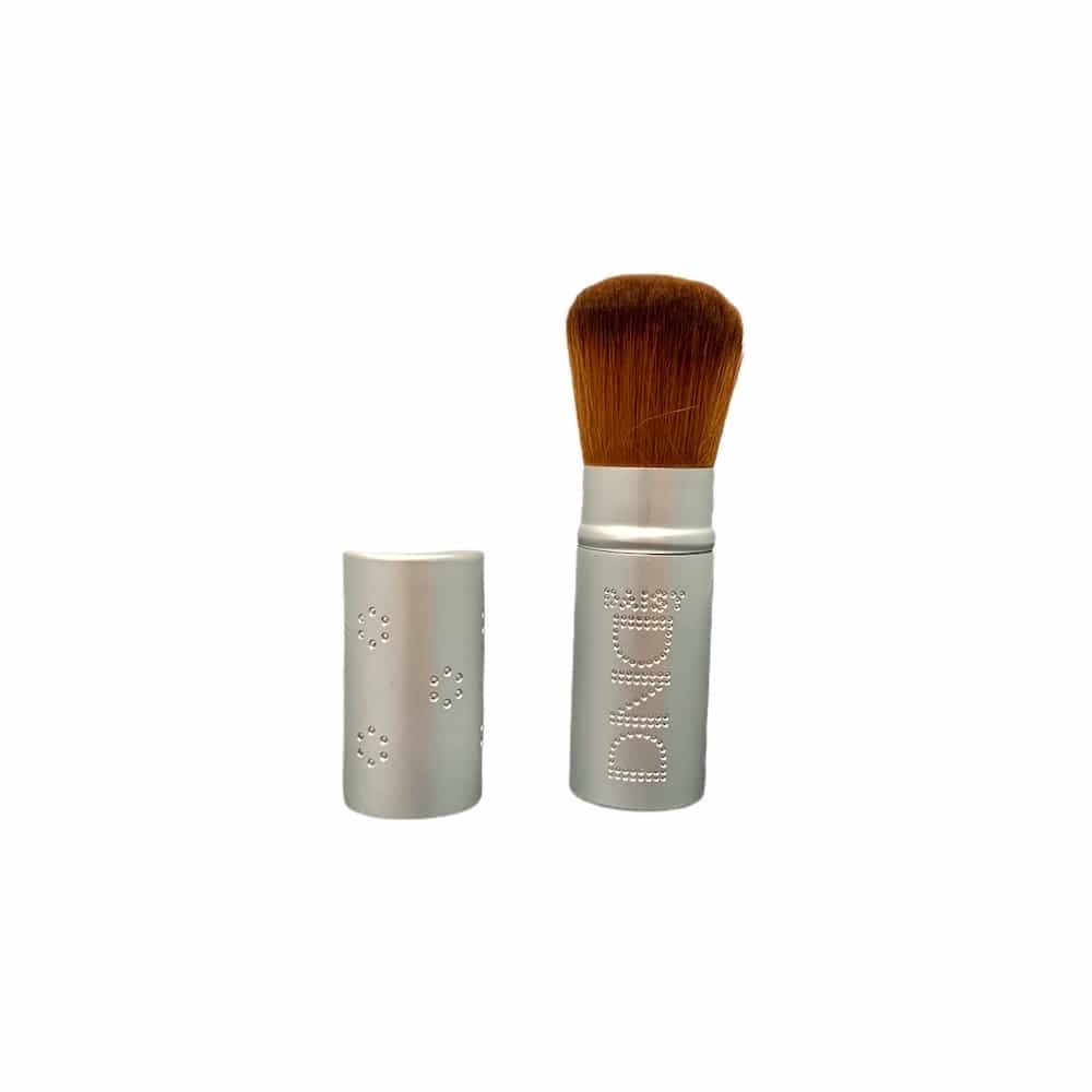 White Smoke DND Large Nail Dust Brush - Silver