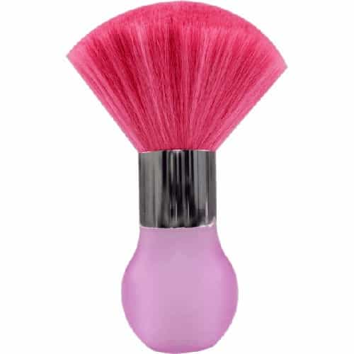 White Smoke Berkeley Large Dust Brush - Pink DB101L-PI