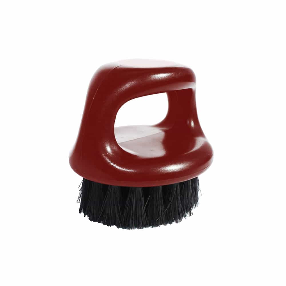 White Smoke BaBylissPRO Barberology Knuckl Brush Med Red BBCKT11/41271
