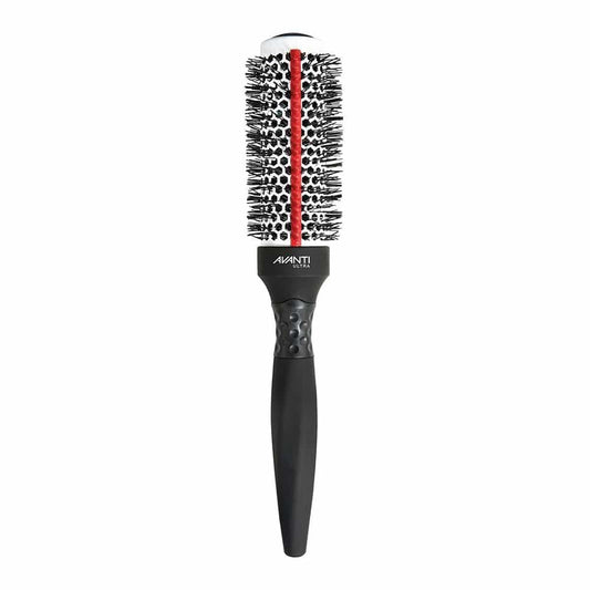 White Smoke Avanti Ultra Keratin Brush W/Strips Medium KR-33MC / 05353