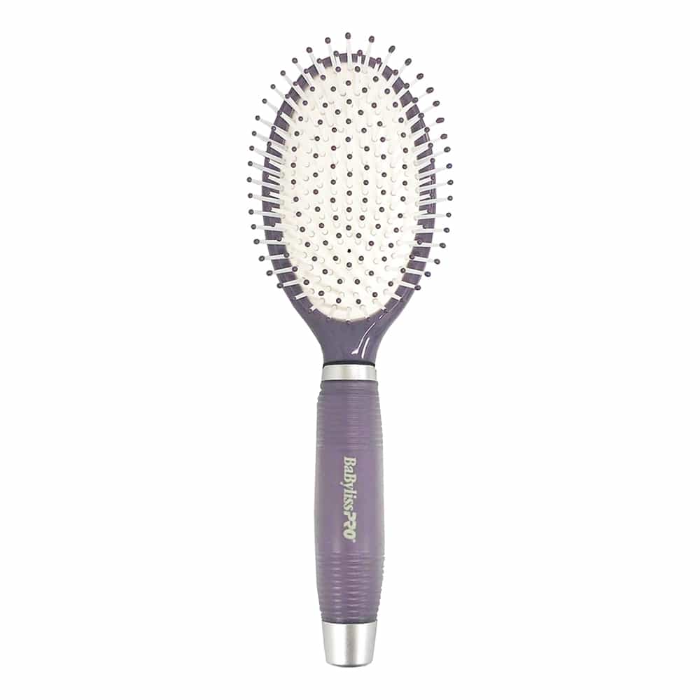 White Smoke BaBylissPRO Silicone Gel Brush Oval BABGELOVCAC 41221