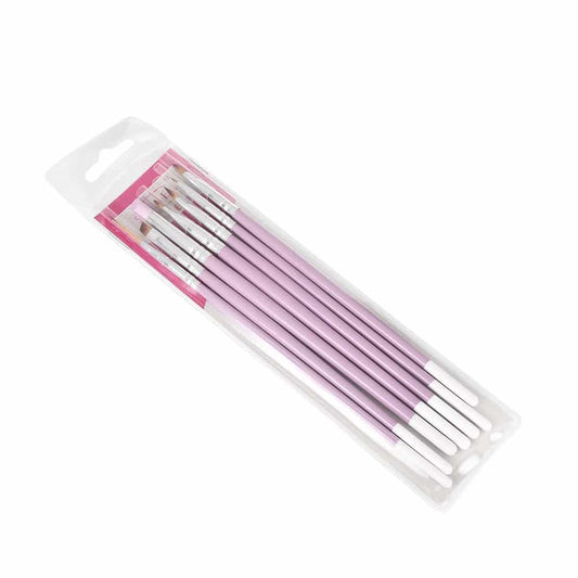 White Smoke 7-Set Of Nail And Painting Brushes 39266