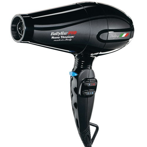 White Smoke Babyliss PRO Portofino Nano-titanium Ionic Hairdryer