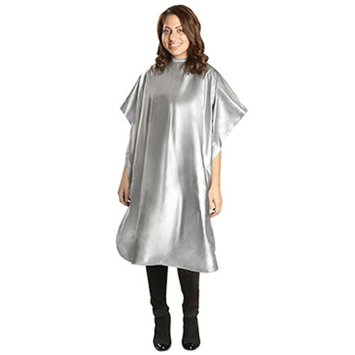 White Smoke Babyliss PRO All Purpose Waterproof Cape Silver
