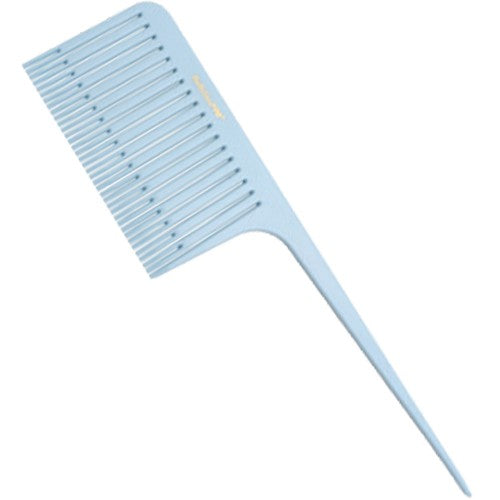 White Smoke BabylissPro Royale Highlift Comb Wide Light Blue