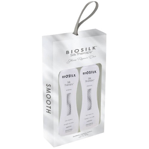 White Smoke Biosilk Shine & Repair Duo Ornament 2pk