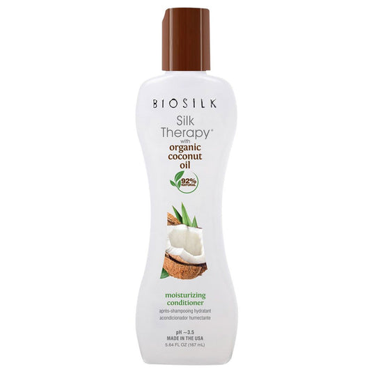White Smoke Biosilk Silk Therapy Coconut Oil Moisturizing Conditioner