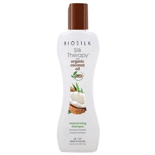 White Smoke Biosilk Silk Therapy Coconut Oil Moisturizing Shampoo