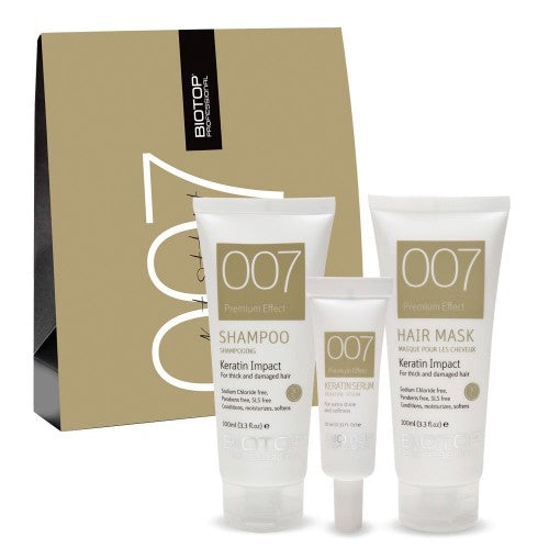 White Smoke Biotop Professional 007 Keratin Starter Kit 3pk
