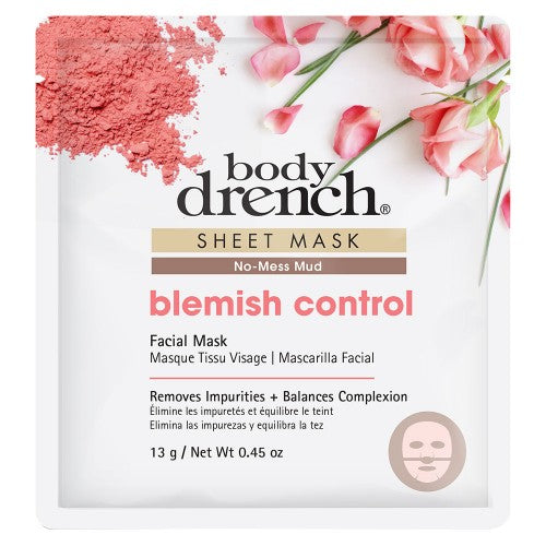 White Smoke Body Drench Blemish Control No-Mess Mud Sheet Mask