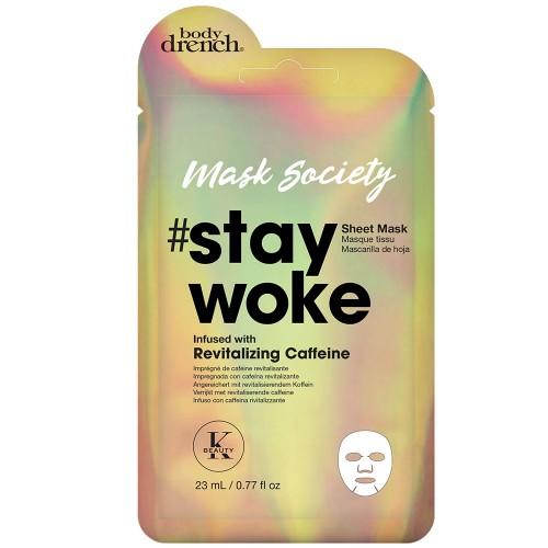 White Smoke Mask Society Stay Woke Sheet Mask