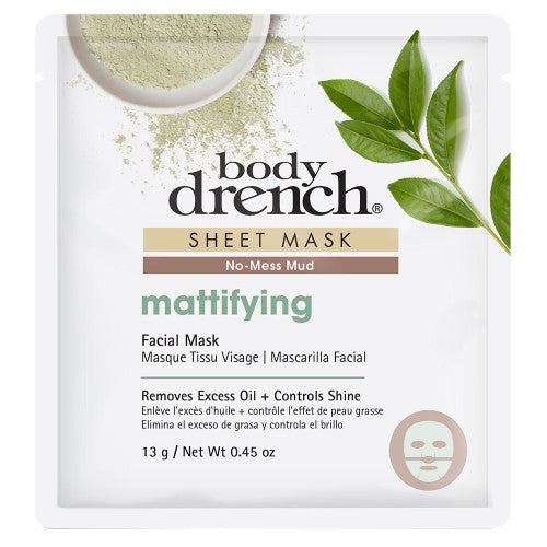 White Smoke Body Drench Mattifying No-Mess Mud Sheet Mask