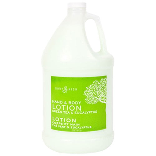 White Smoke Body Spa Hand & Body Lotion Gallon - Green Tea & Eucalyptus