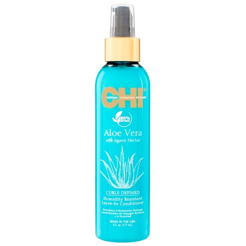 White Smoke CHI Aloe Vera Curls Defined Humidity Resistant Leave In Conditioner 6oz