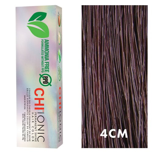 White Smoke CHI Ionic 4CM Dark Chocolate Mocha Brown 3oz