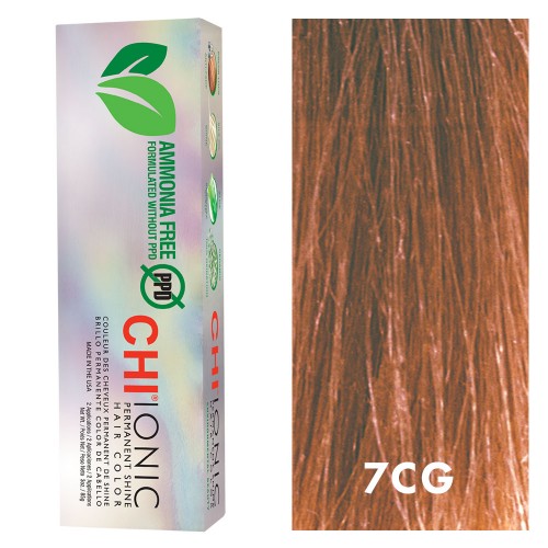 White Smoke CHI Ionic 7CG Dark Copper Golden Blonde 3oz
