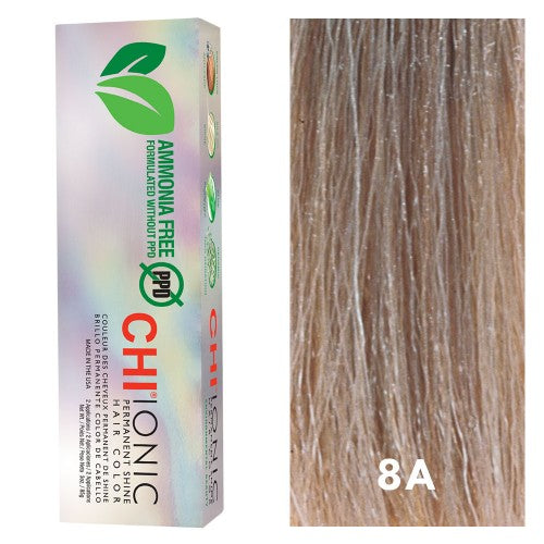 White Smoke CHI Ionic 8A Medium Ash Brown 3oz