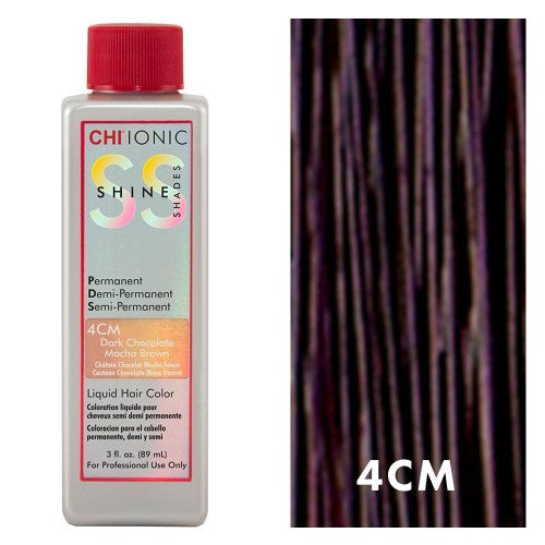 White Smoke CHI Shine Shades 4CM Dark Chocolate Mocha Brown 3oz