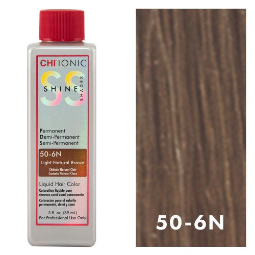 White Smoke CHI Shine Shades 50-6N Light Natural Brown 3oz