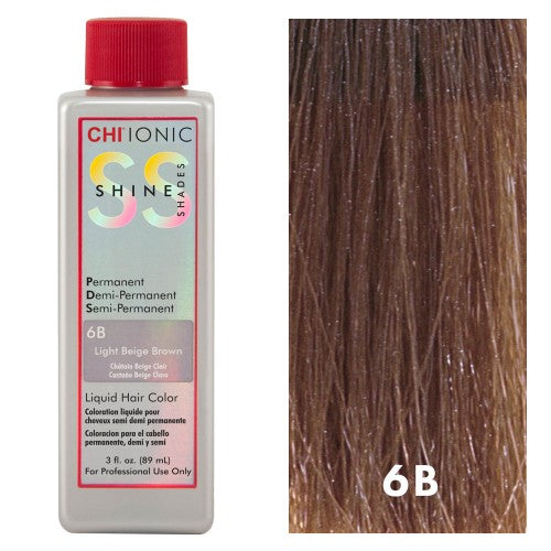 White Smoke CHI Shine Shades 6B Light Beige Brown 3oz
