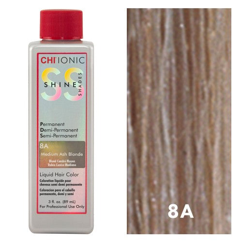 White Smoke CHI Shine Shades 8A Medium Ash Blonde 3oz