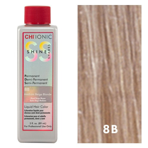 White Smoke CHI Shine Shades 8B Medium Beige Blonde 3oz