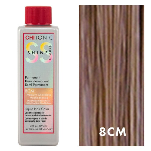 White Smoke CHI Shine Shades 8CM Medium Chocolate Mocha Brown 3oz