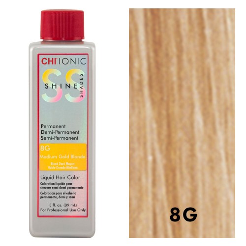 White Smoke CHI Shine Shades 8G Medium Gold Blonde 3oz