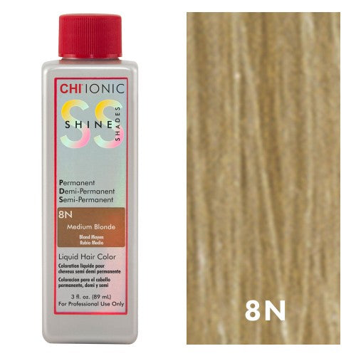 White Smoke CHI Shine Shades 8N Medium Blonde 3oz