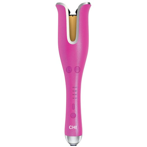 White Smoke CHI Pink Spin n Curl Compact Curler