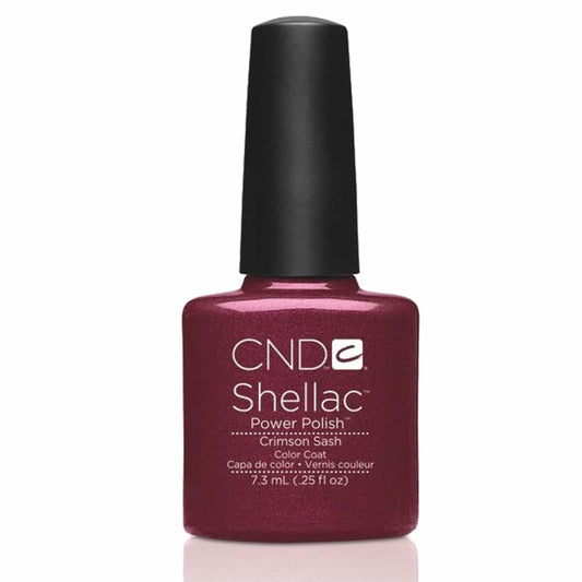 White Smoke CND Shellac Crimson Sash 0.25 fl oz /7.3 ml - 92019