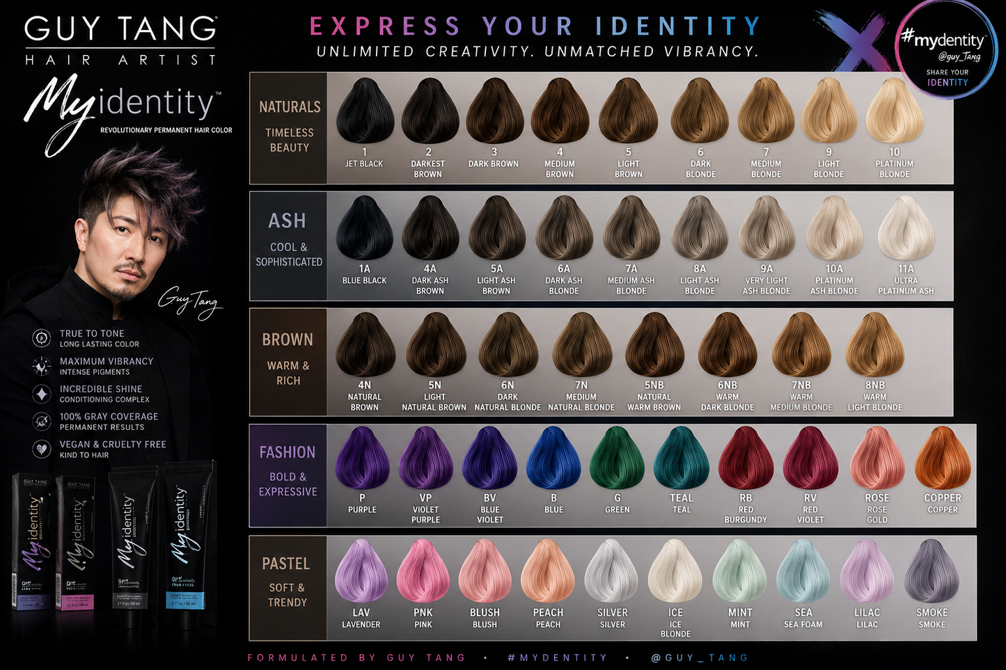 Black Mydentity Guy Tang Permanent Hair Color
