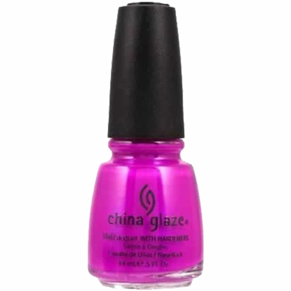 White Smoke China Glaze Neon Purple Panic 0.5 oz.