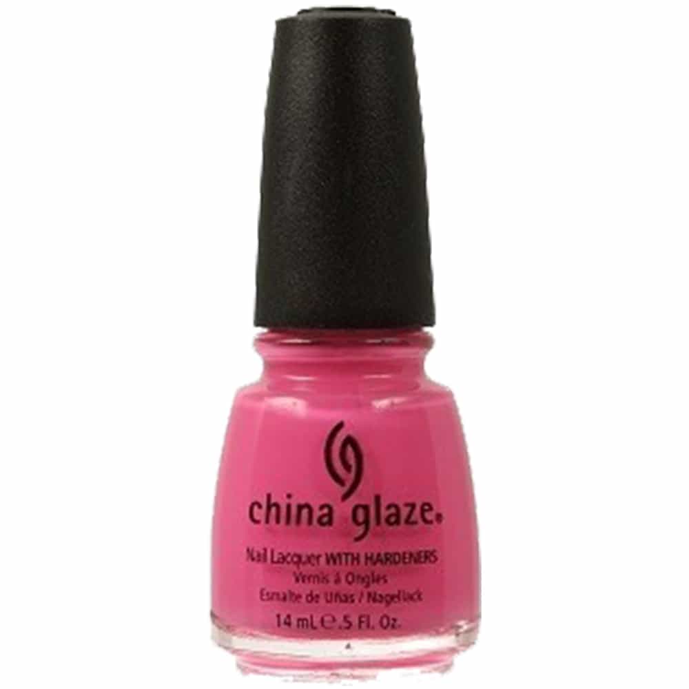 White Smoke China Glaze Neon Shocking Pink 0.5 oz.
