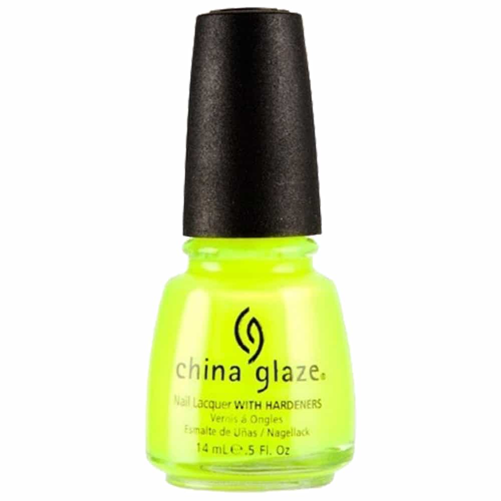 White Smoke China Glaze Yellow Polka Dot Bikini 0.5 oz.